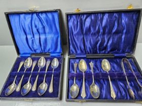 4 Boxed Sets Spoons, Butter Knives Etc