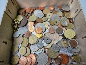 Box Of Old Coins