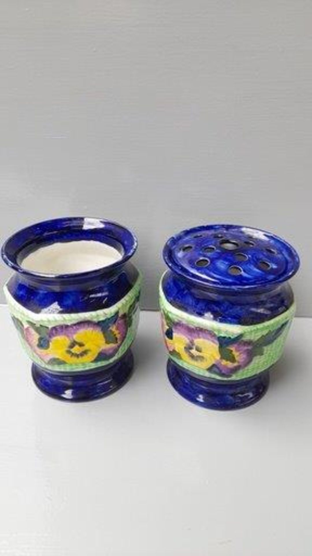 2 Rington's Limited, Newcastle Upon Tyne Maling Ware Vases