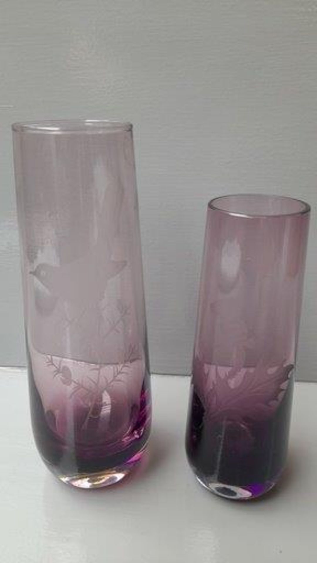 2 Caithness Coloured Glass Vases & Bowl - Image 2 of 2