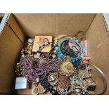 Box Of Costume Jewellery