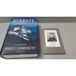 1 Volume - Walt Unsworth - Everest The Mountaineering History 2000 (Third Edition) & 1 Volume Genera