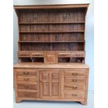 Pine Kitchen Dresser H215cm x W162cm x D48cm