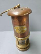 Brass & Copper Miners Lamp