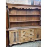 Pine Kitchen Dresser H200cm x W159cm x D48cm