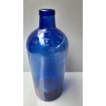 Large Glass Bottle H33cm
