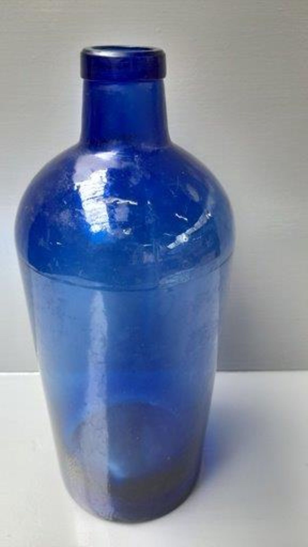 Large Glass Bottle H33cm