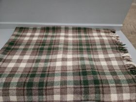 Small Otterburn Wool Rug, 2 Wool Blankets Etc