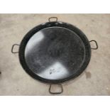Large Steel Paella Pan W110cm