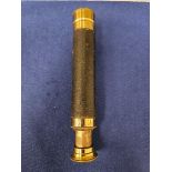 Brass Miniature Telescope Etc