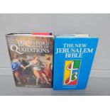 9 Volumes - Bible, Dictionaries, Sporting Etc