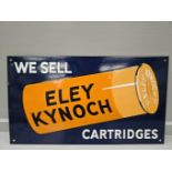 'We Sell Eley Kynoch Cartridge Sign' W46cm H27cm & 1 Other