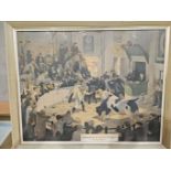 Print - Commotion In The Cattle Ring By James Bateman In Frame