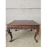 Carved Oriental Hall Table H79cm L124cm D103cm
