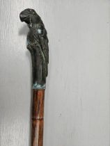 Brass Handled 'Parrot' Walking Stick