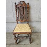 Carved Oak Chair