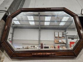 Oak Mantel Mirror