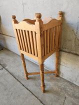 Pine Plant Stand H94cm W34cm D34cm