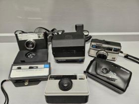 Box Including 6 Various Cameras