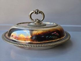 2 Plated Tureens