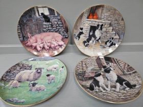 5 Border Fine Arts Collector's Plates & 1 Other