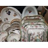 Box Including Copeland Spode Dinnerware, Ironstone Royal Tudor Ware Plates, Royal Worcester Casserol