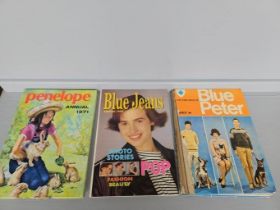 5 Volumes - Boys & Girls Annuals, Blue Peter Etc