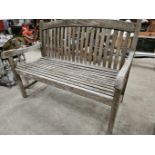 Teak Garden Seat H90cm W120cm