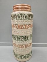 Large West German Pottery Vase H41cm