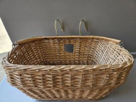 Vintage Wicker Bicycle Basket