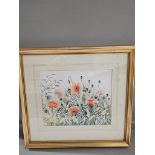 2 Assorted Prints & Watercolour By Joan Somner