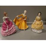 3 Royal Doulton Figurines - Kirsty, Coralie & Sweet 16