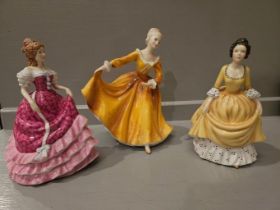 3 Royal Doulton Figurines - Kirsty, Coralie & Sweet 16