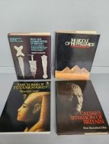 4 Volumes - Tutankhamen, Caesar's Invasion Of Britain, Iron Age Communities In Britain, The Riddle O