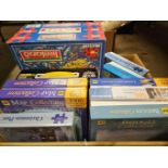 Box Of Assorted Jigsaw Puzzles