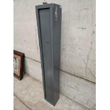 Steel Gun Cabinet & Keys H130cm W20cm D15cm