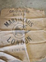 Box Including Hessian Sacks, Sheets Etc