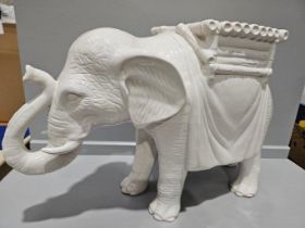 Large Ceramic Elephant H40cm