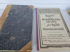 2 Ledgers, Assorted Maps, A Copy Of The Berwickshire News 18th October 1881. Etc