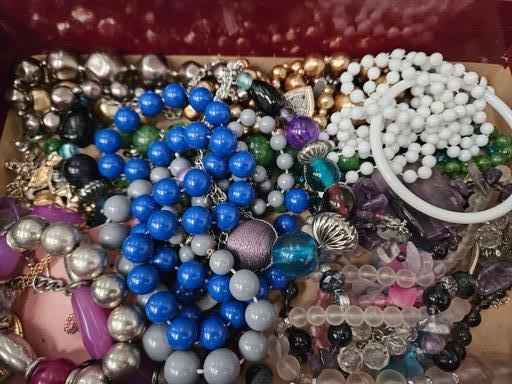 Box Of Costume Jewellery Etc