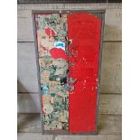 Tin Cupboard H181cm W90cm D46cm