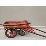 Model Wooden Horse Drawn Wagon