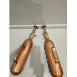 2 Brass & Copper Vintage Fire Extinguishers, Books Etc