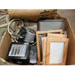 Box Including Electric Motor, Water Pump, Photo Frames Etc