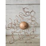 Copper Coloured Ceiling Light