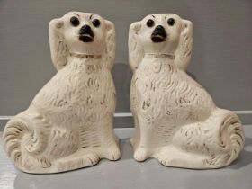 2 Staffordshire Dogs H31cm