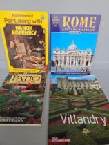 15 Volumes - Rome, Gardening, Oil Painting Etc