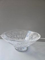 2 Cut Glass Fruit Bowls, Cake Stand & Fruit Dish