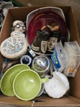 Box Including Assorted Teaware, China Etc