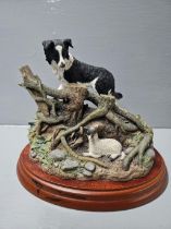 Border Fine Arts 'Found Safe' A0602 On Wood Base